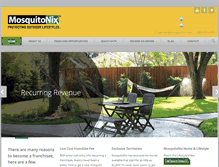 Tablet Screenshot of mosquitonixfranchise.net